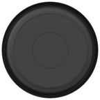 Vassoio Rotondo per Fiori 6 pcs Nero Ø 14 x 2 cm Plastica