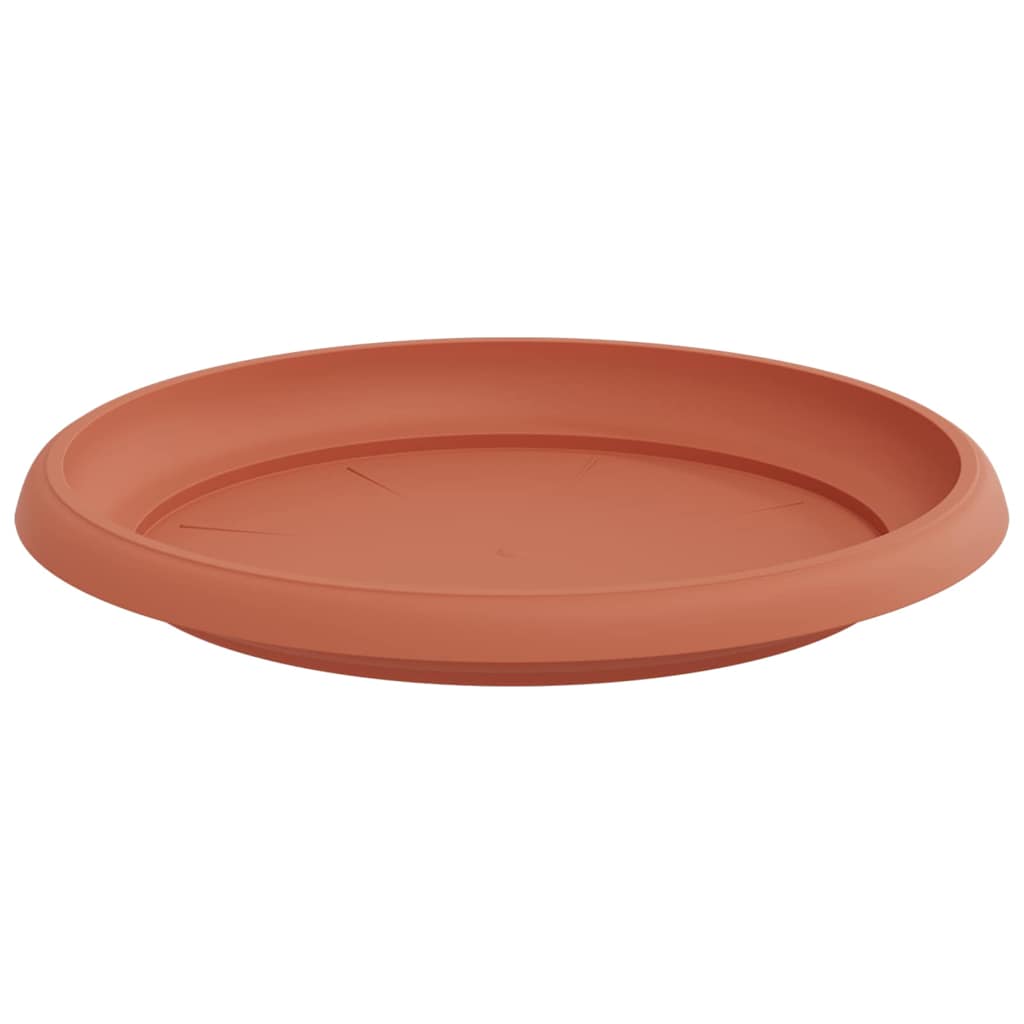Vassoio Rotondo per Fiori 24 pcs Rosso Mattone Ø 21,5 x 2,5 cm