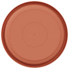 Vassoio Rotondo per Fiori 24 pcs Rosso Mattone Ø 21,5 x 2,5 cm