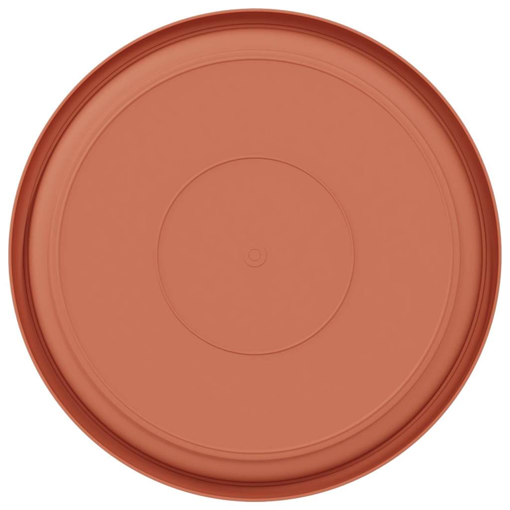 Vassoio Rotondo per Fiori 24 pcs Rosso Mattone Ø 27 x 2,5 cm