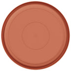 Vassoio Rotondo per Fiori 24 pcs Rosso Mattone Ø 27 x 2,5 cm