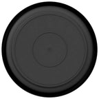 Vassoio Rotondo per Fiori 24 pcs Nero Ø 14 x 2 cm Plastica
