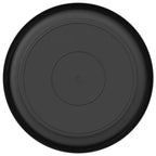 Vassoio Rotondo per Fiori 24 pcs Nero Ø 17,5 x 2 cm Plastica