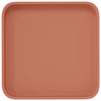 Vassoio Quadrato per Fiori 6 pcs Rosso Mattone 21 x 21 x 2 cm