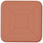 Vassoio Quadrato per Fiori 6 pcs Rosso Mattone 32 x 32 x 2,5 cm