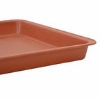 Vassoio Quadrato per Fiori 24 pcs Rosso Mattone 18 x 18 x 2 cm