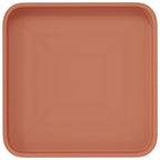 Vassoio Quadrato per Fiori 24 pcs Rosso Mattone Plastica