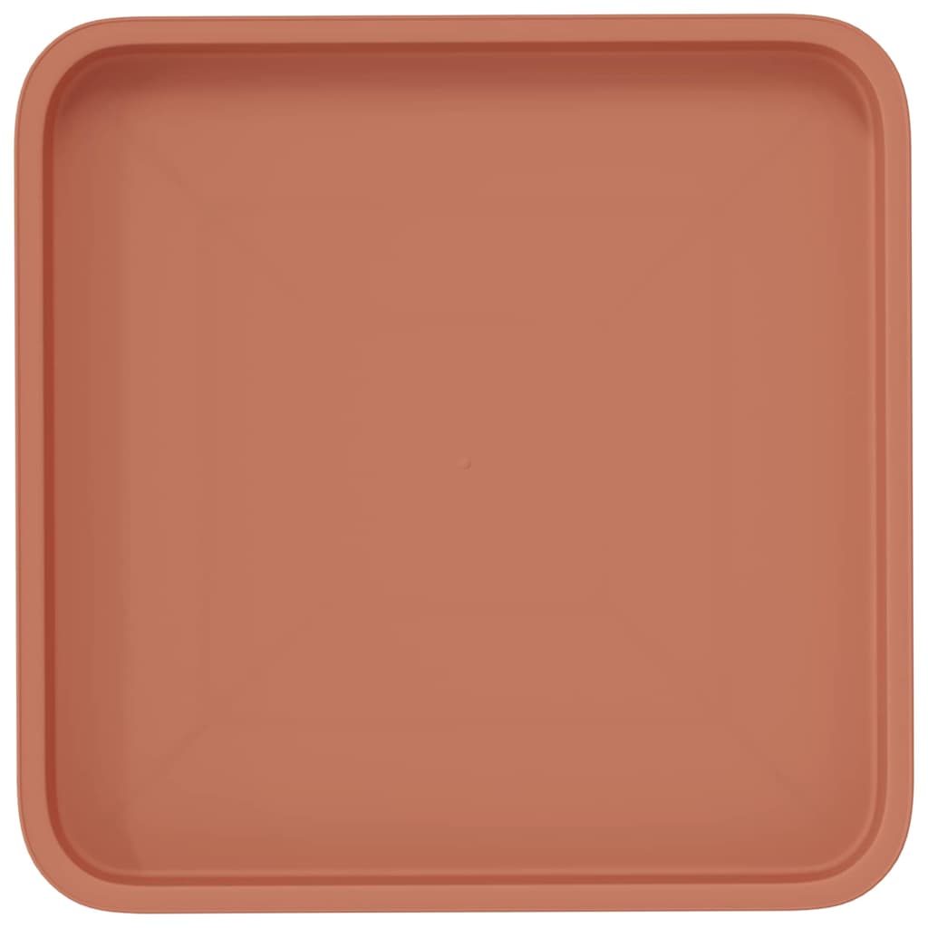 Vassoio Quadrato per Fiori 24 pcs Rosso Mattone