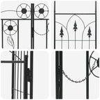 Arco da Giardino con blocco Nero 102 x 50 x 218 cm