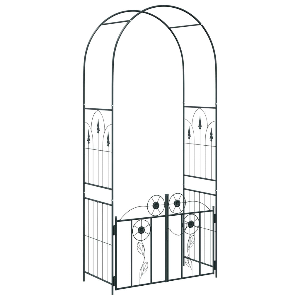 Arco da Giardino con blocco Nero 102 x 50 x 218 cm