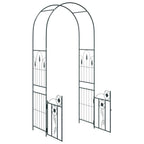 Arco da Giardino con blocco Nero 102 x 50 x 218 cm