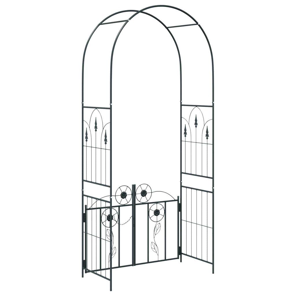 Arco da Giardino con blocco Nero 102 x 50 x 218 cm