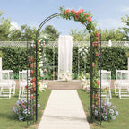 Arco da Giardino Tinta unita Nero 115 x 37 x 226 cm