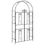 Arco da Giardino Tinta unita Nero 115 x 37 x 226 cm