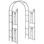 Arco da Giardino Tinta unita Nero 115 x 37 x 226 cm