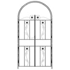 Arco da Giardino Tinta unita Nero 115 x 37 x 226 cm