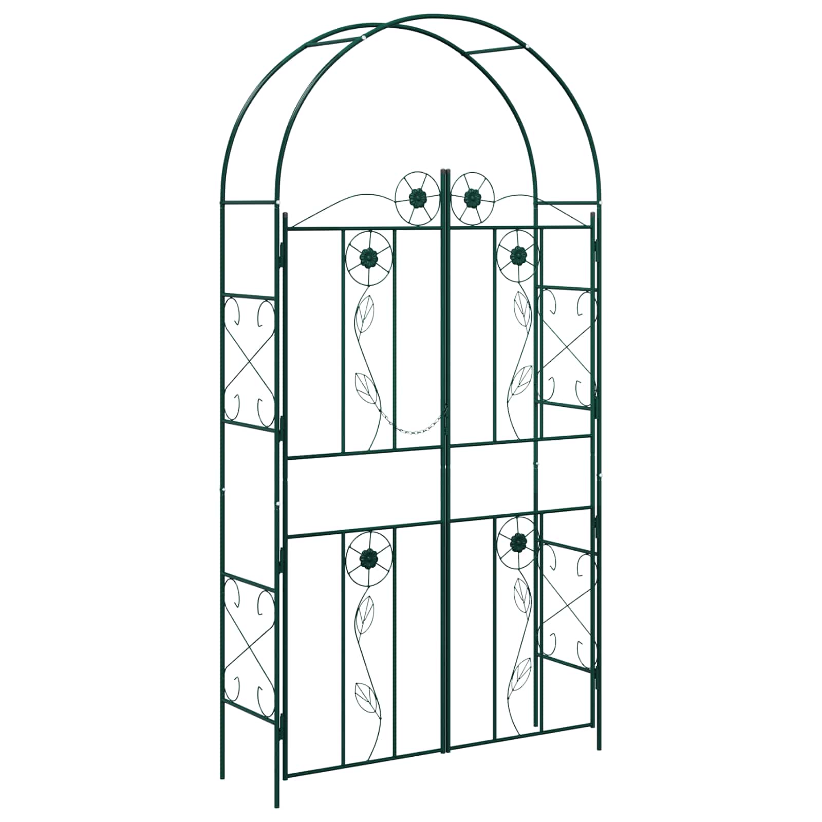 Arco da Giardino Tinta unita Verde 115 x 37 x 226 cm