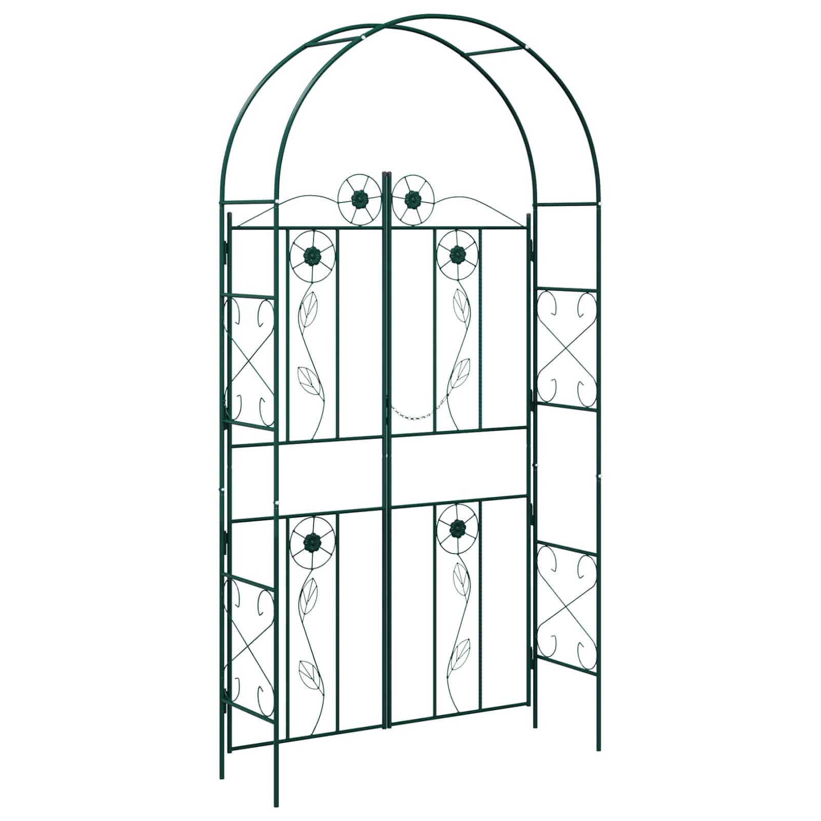 Arco da Giardino Tinta unita Verde 115 x 37 x 226 cm