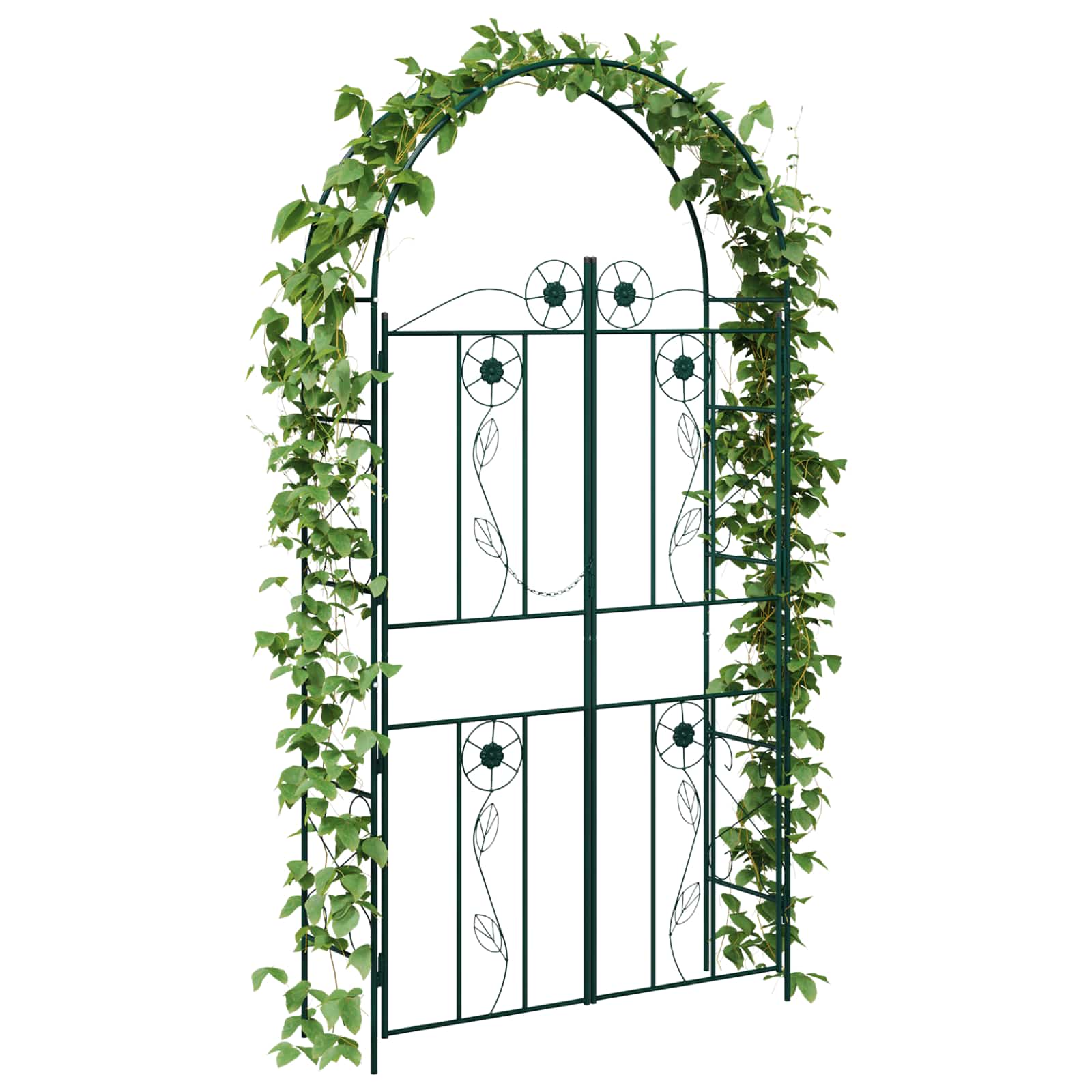 Arco da Giardino Tinta unita Verde 115 x 37 x 226 cm