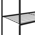 Stendibiancheria con lo scaffale Nero 80 x 53 x 156 cm
