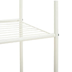Stendibiancheria con lo scaffale Bianco 80 x 53 x 156 cm