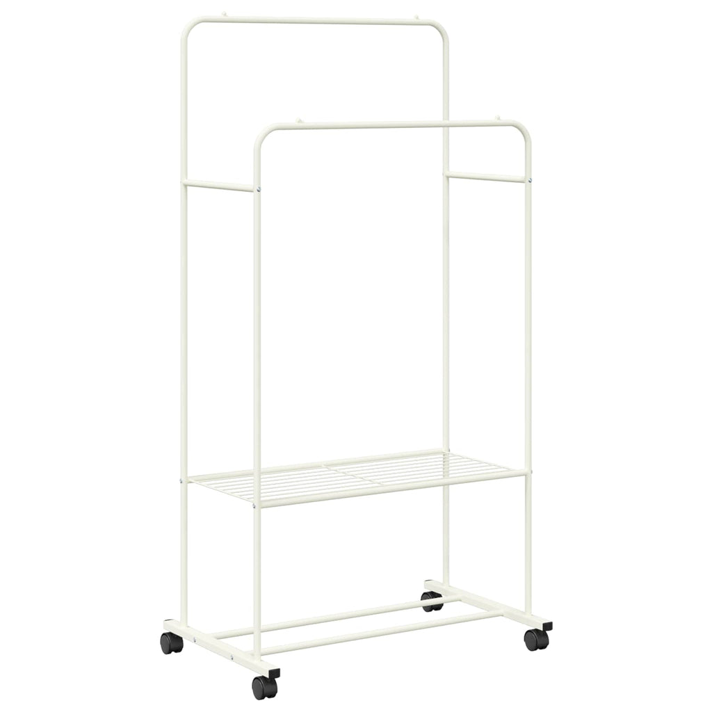 Stendibiancheria con lo scaffale Bianco 80 x 53 x 156 cm