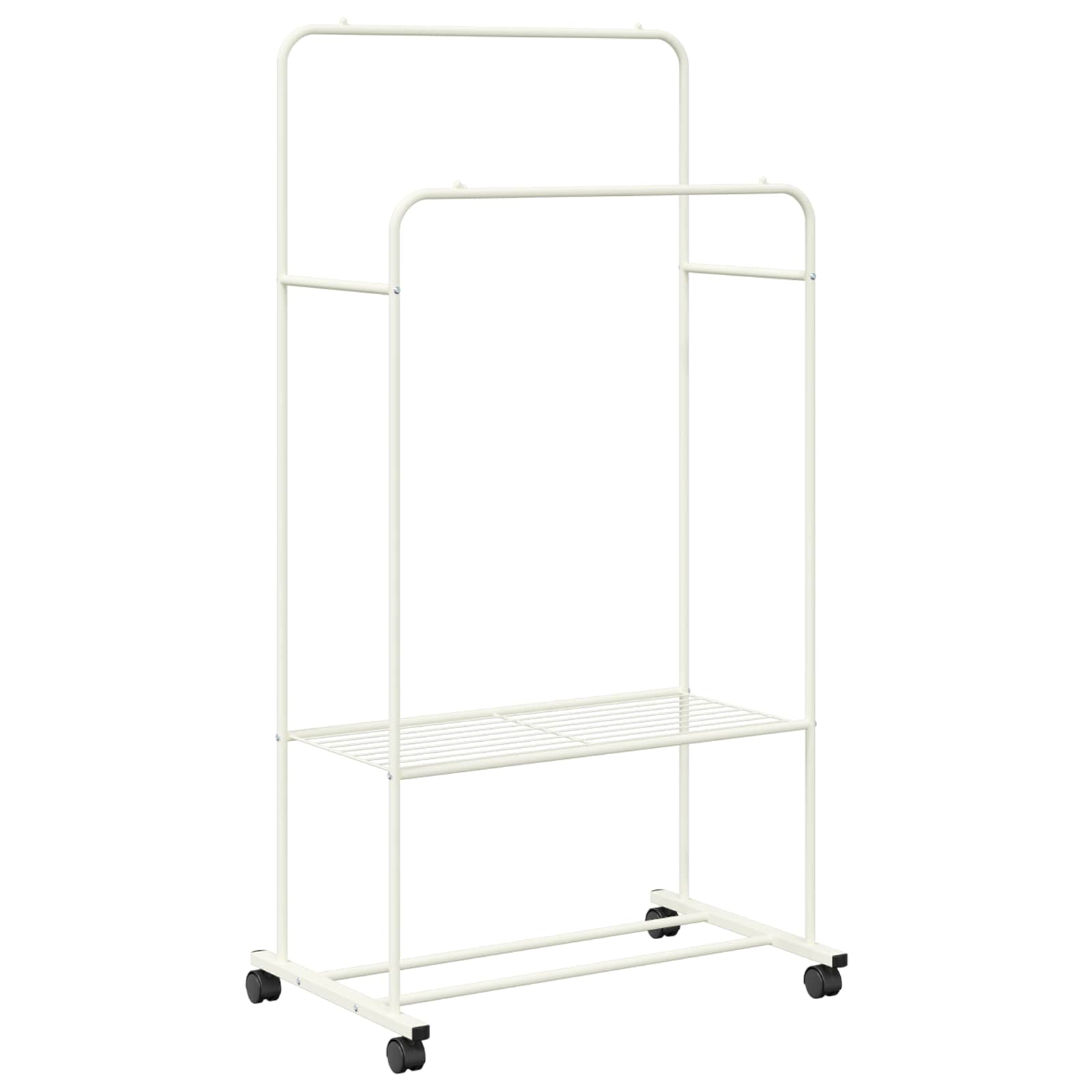 Stendibiancheria con lo scaffale Bianco 80 x 53 x 156 cm