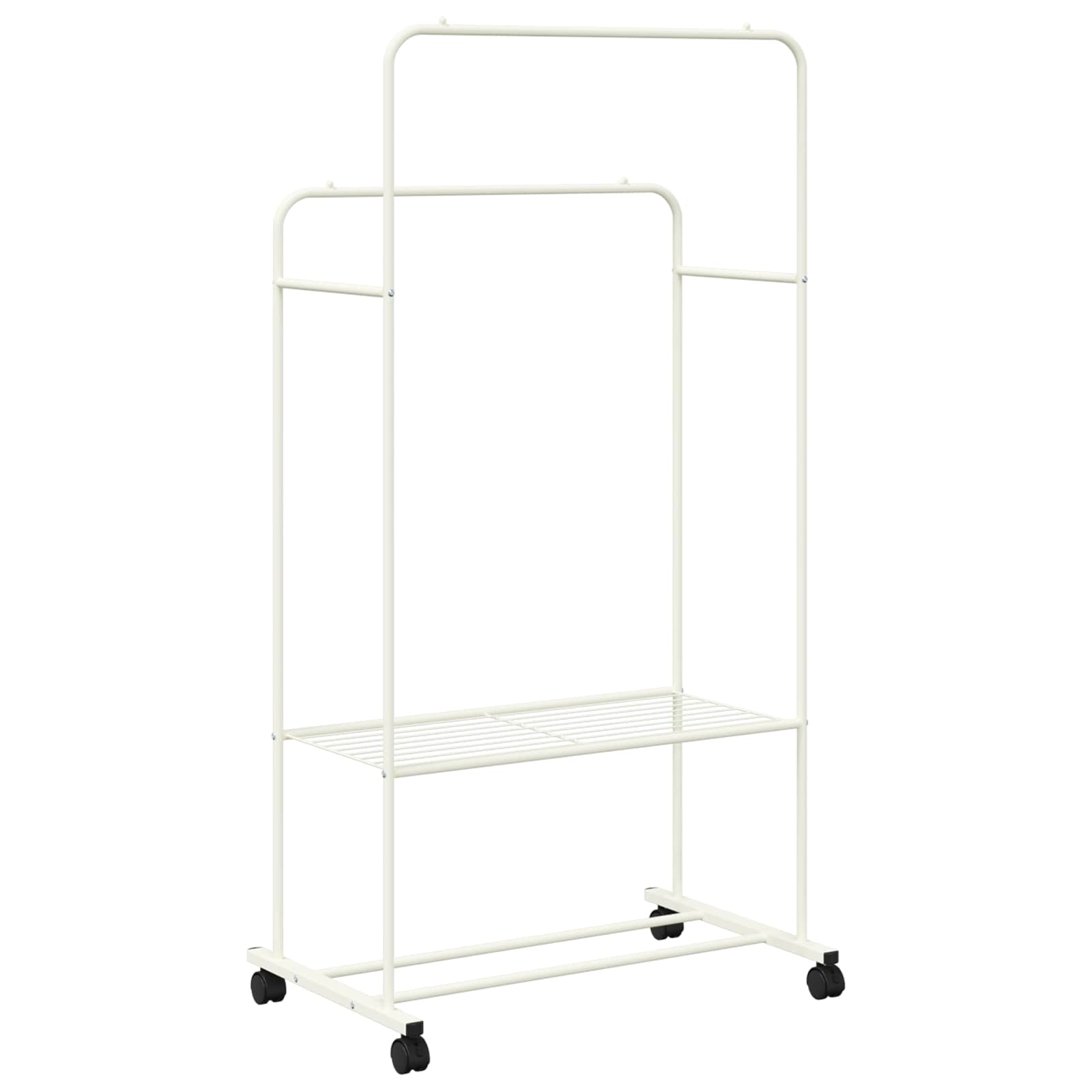 Stendibiancheria con lo scaffale Bianco 80 x 53 x 156 cm