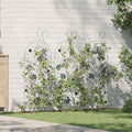 Recinzione per Giardino 3 pcs Verde 112 x 39,5 cm Acciaio