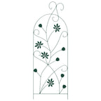 Recinzione per Giardino 3 pcs Verde 112 x 39,5 cm Acciaio