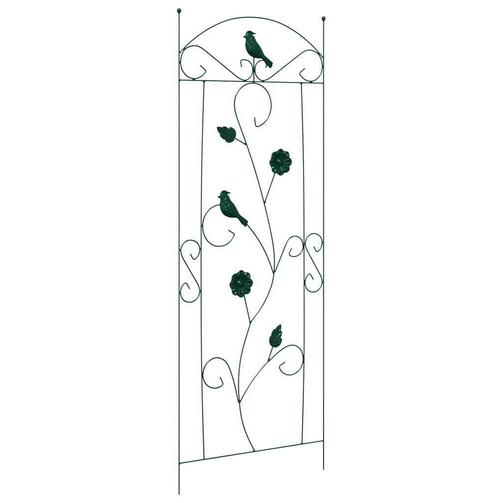 Recinzione per Giardino 3 pcs Verde 110 x 40 cm Acciaio