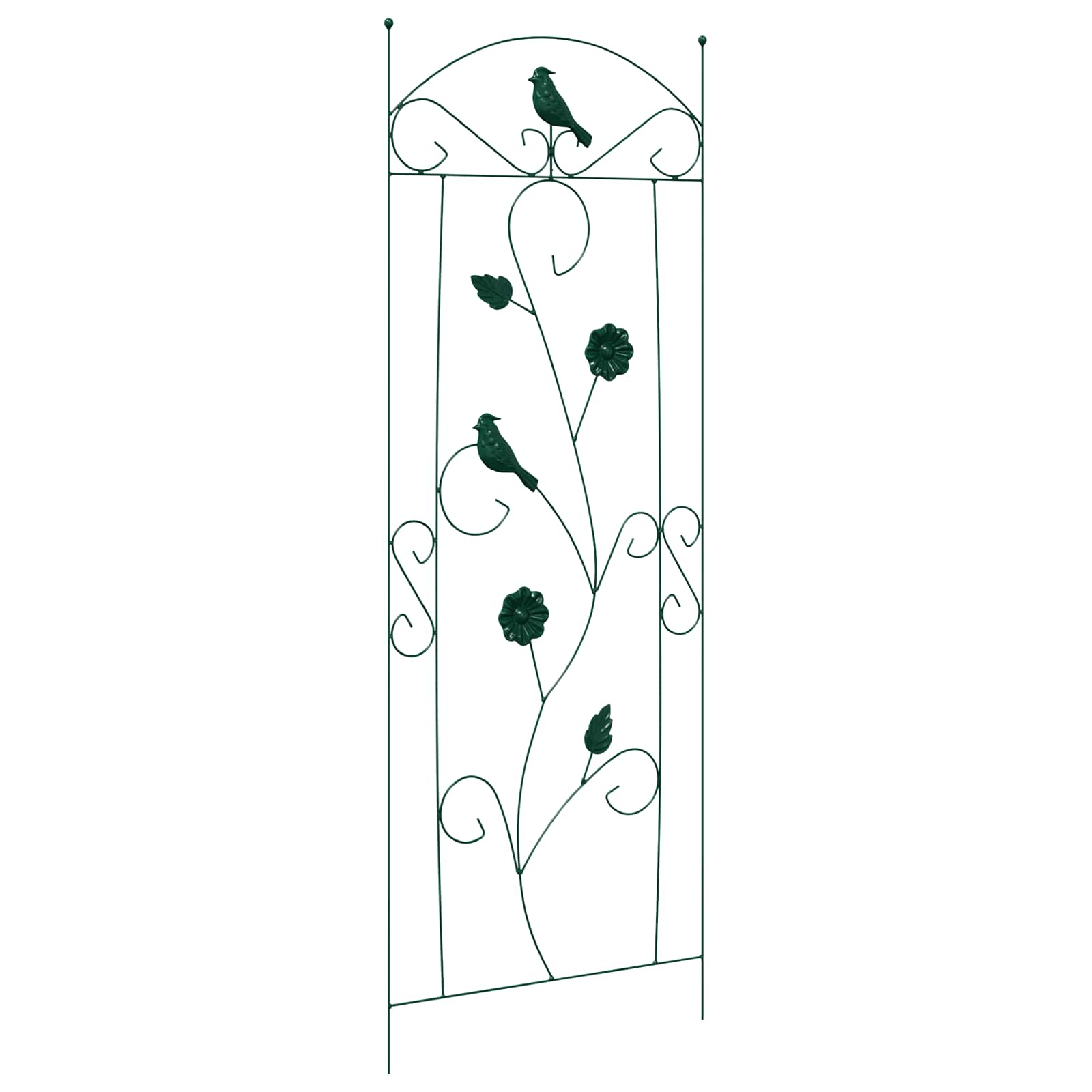 Recinzione per Giardino 3 pcs Verde 110 x 40 cm Acciaio