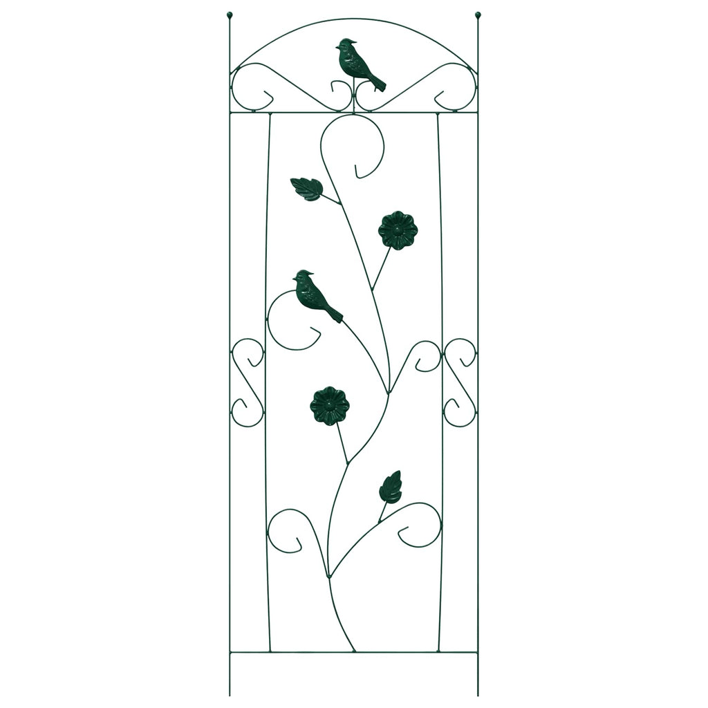 Recinzione per Giardino 3 pcs Verde 110 x 40 cm Acciaio