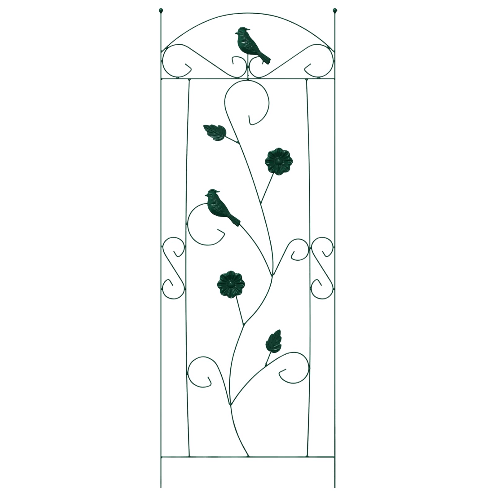 Recinzione per Giardino 3 pcs Verde 110 x 40 cm Acciaio