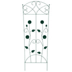 Recinzione per Giardino 3 pcs Verde 110,5 x 42,5 cm Acciaio