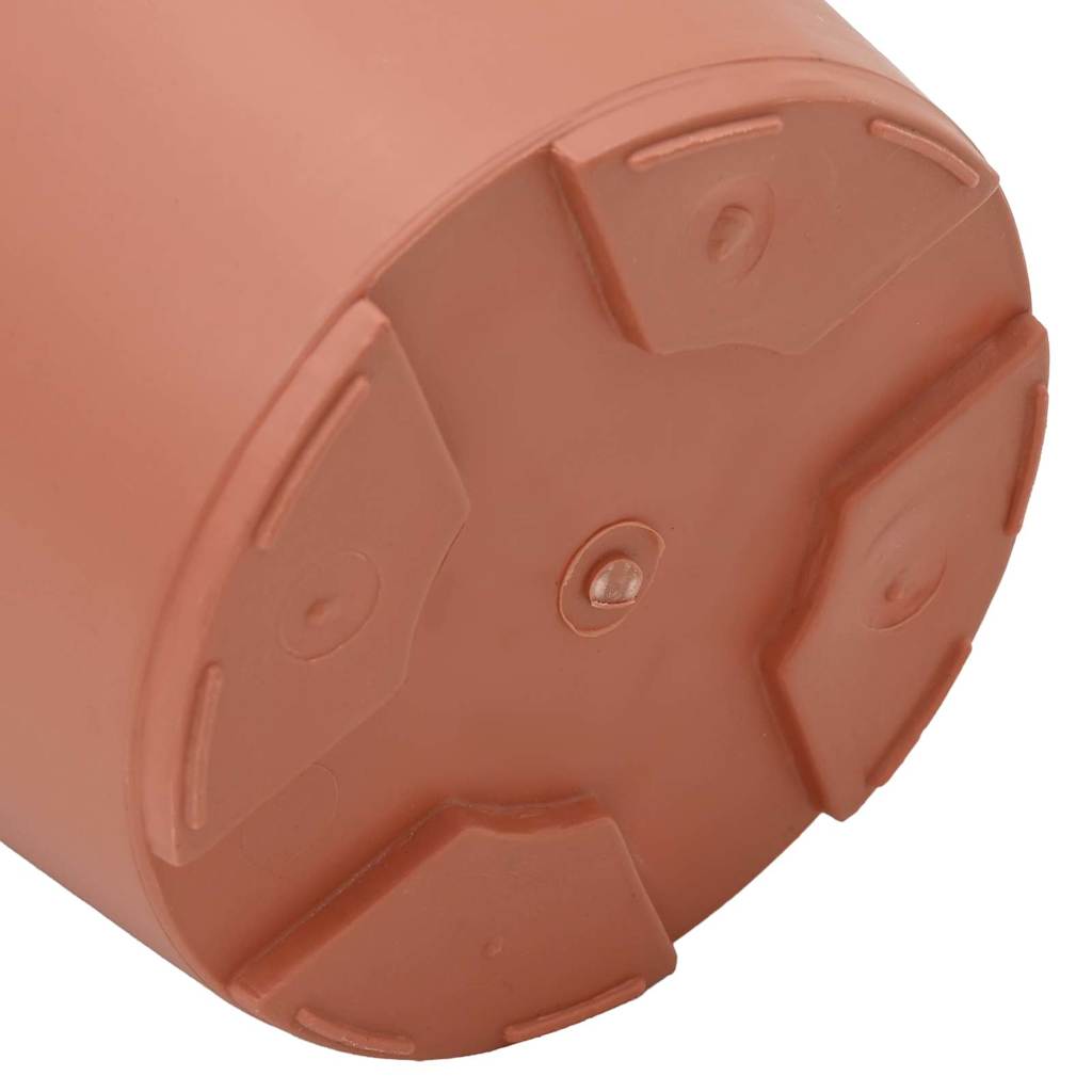 Vasi per Piante 6 pcs Rosso Mattone Ø 17 x 14 cm Plastica