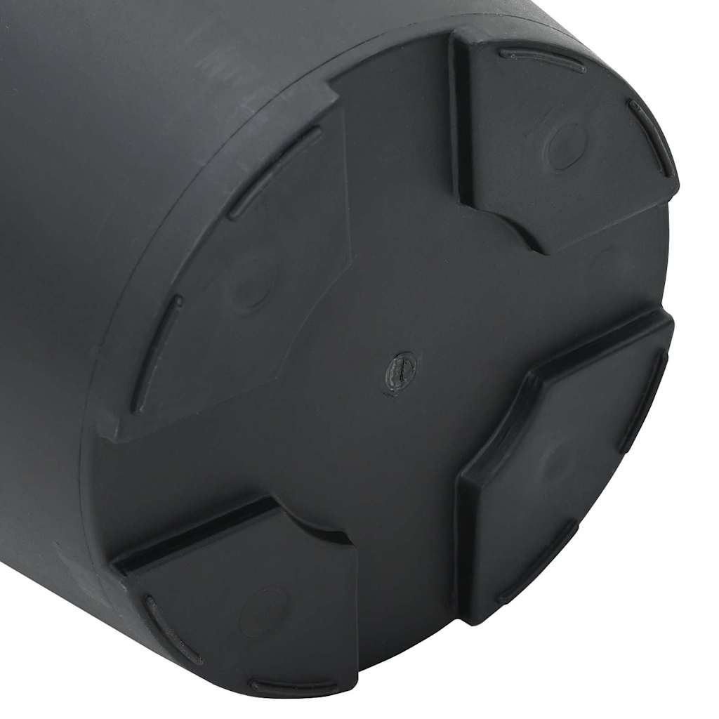 Vasi per Piante 6 pcs Nero Ø 15 x 12 cm Plastica