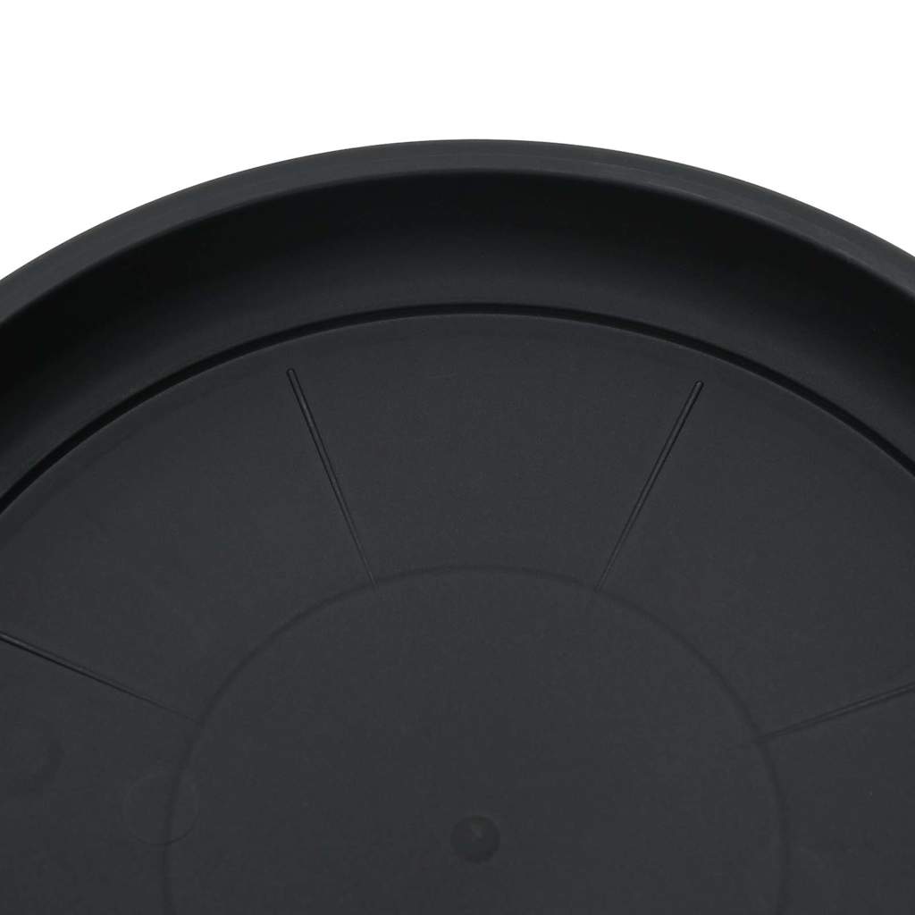Vasi per Piante 24 pcs Nero Ø 15 x 12 cm Plastica