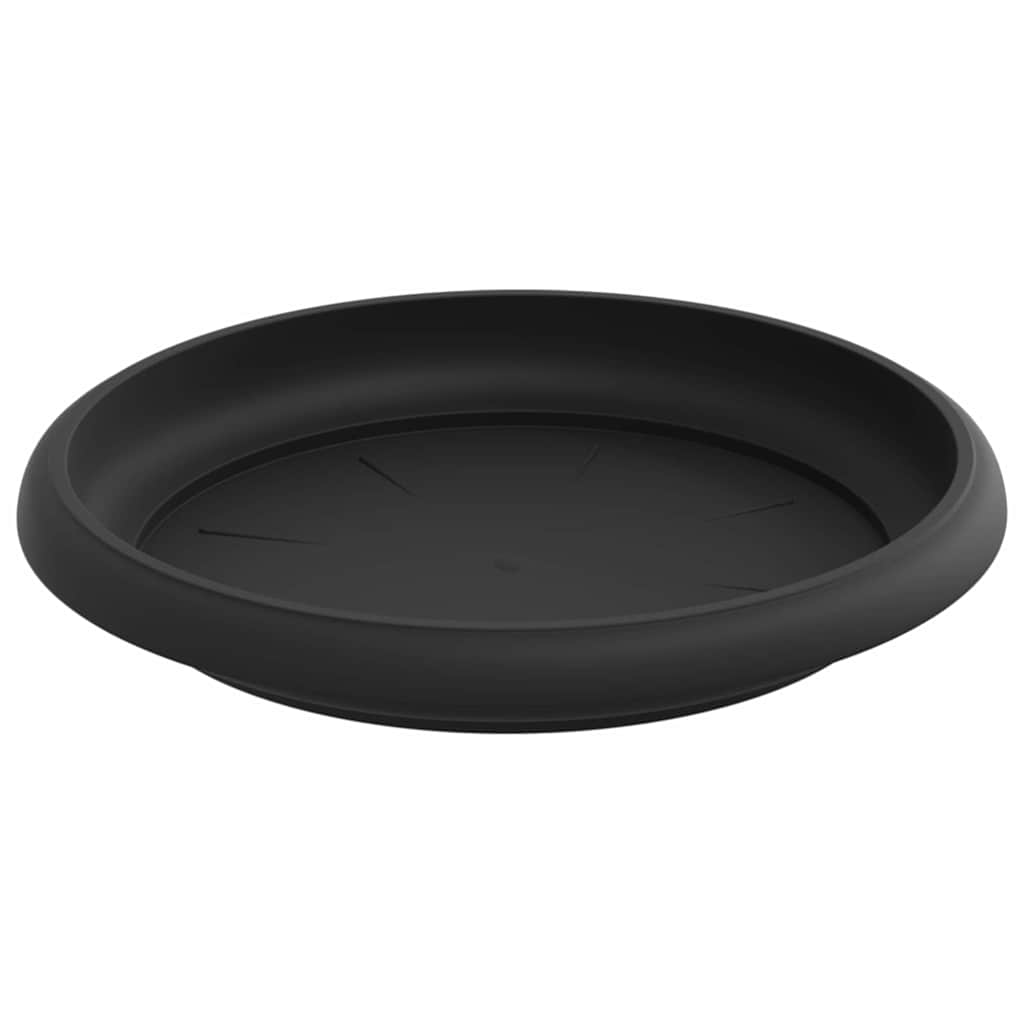Vasi per Piante 24 pcs Nero Ø 15 x 12 cm Plastica