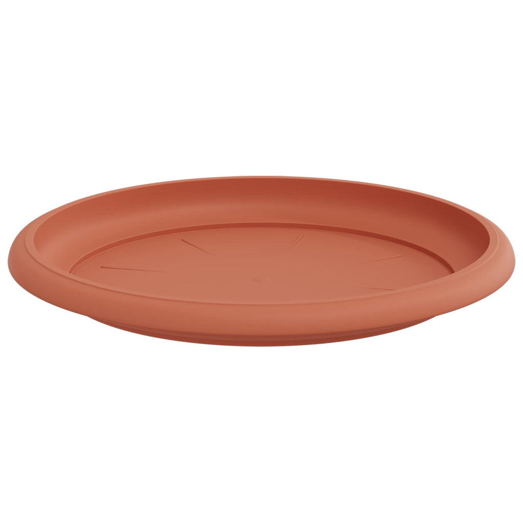 Vasi per Piante 6 pcs Rosso Mattone Ø 22 x 18 cm Plastica