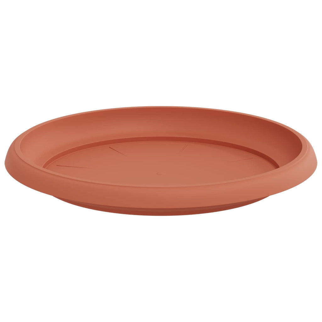Vasi per Piante 6 pcs Rosso Mattone Ø 30 x 25 cm Plastica