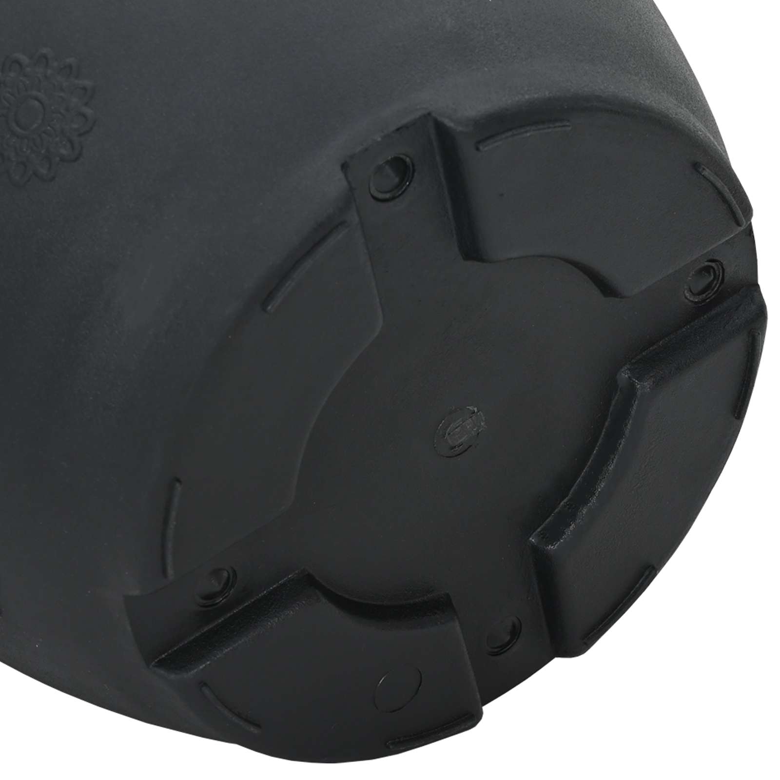 Vasi per Piante 6 pcs Nero Ø 26 x 21.5 cm Plastica