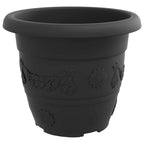 Vasi per Piante 24 pcs Nero Ø 30 x 25 cm Plastica