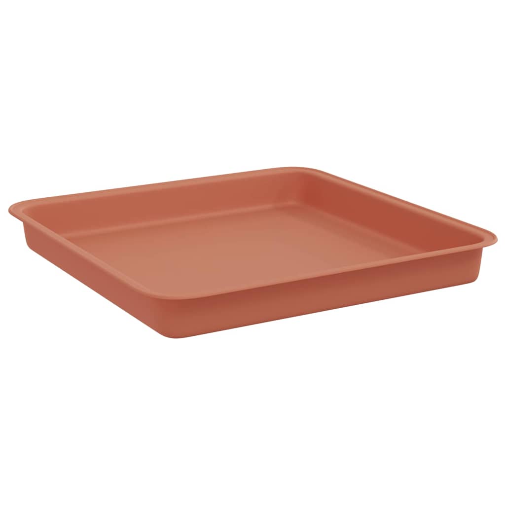 Vasi per Piante 6 pcs Rosso Mattone 23 x 23 x 17,5 cm Plastica