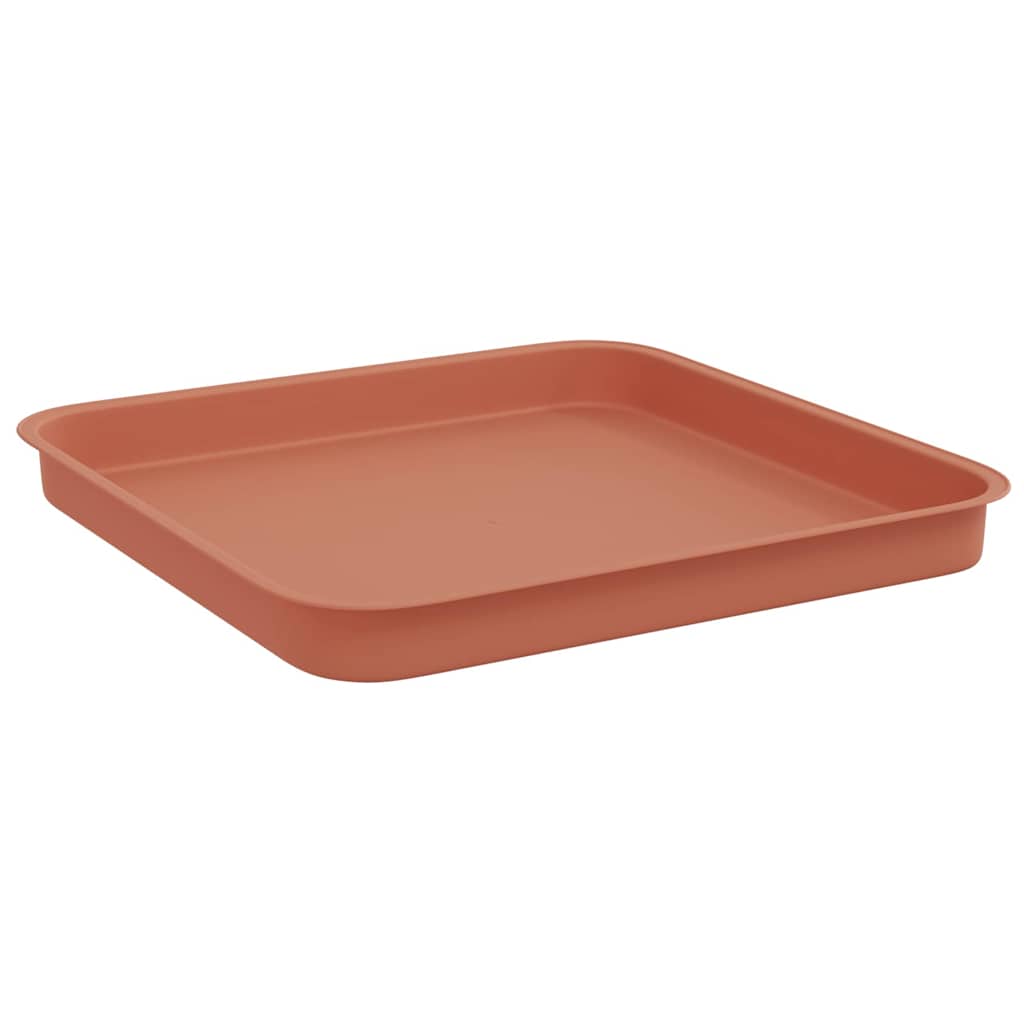 Vasi per Piante 6 pcs Rosso Mattone 28,5 x 28,5 x 22 cm