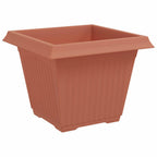 Vasi per Piante 6 pcs Rosso Mattone 43 x 43 x 33,5 cm Plastica