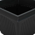 Vasi per Piante 6 pcs Nero 33 x 33 x 26 cm Plastica