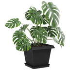 Vasi per Piante 6 pcs Nero 33 x 33 x 26 cm Plastica
