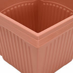 Vasi per Piante 24 pcs Rosso Mattone 16 x 16 x 14 cm Plastica