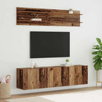 Unità TV 6 pcs Legno vecchio Legno multistrato